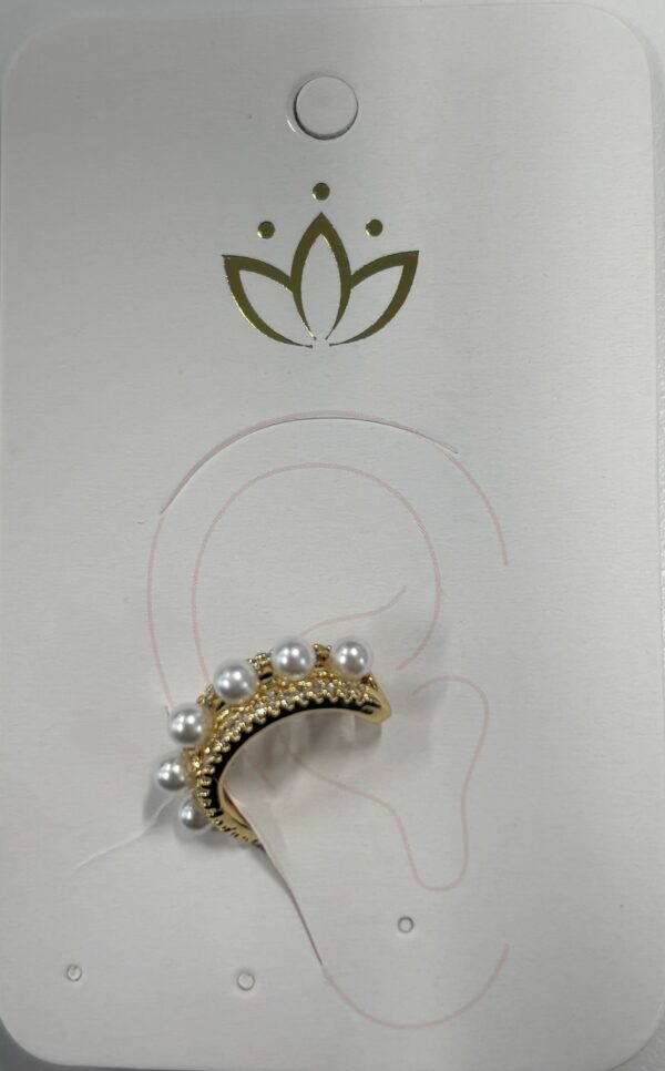 Earcuff perlas