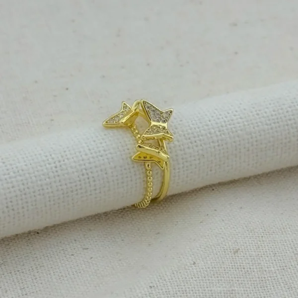 Anillo mariposas ajustable - Image 2