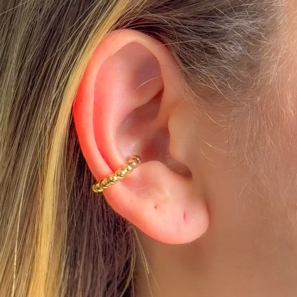 Earcuff balines dorado