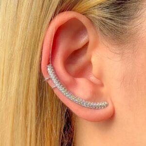 Earcuff plateado