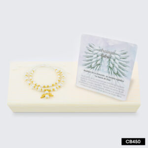 Set x2 pulseras arcángel Gabriel Dije: 1.5cm (Ajustables)