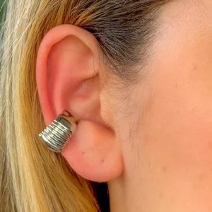 Earcuff plateado