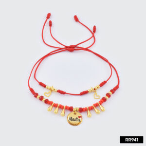 Pulsera roja madre