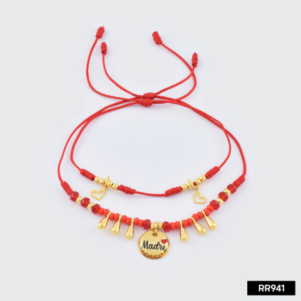 Pulsera roja madre