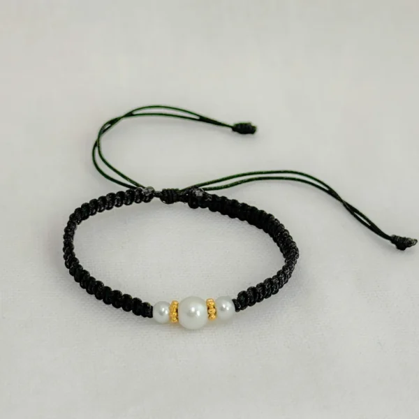 Pulsera con perla de vidrio - Image 2