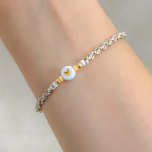 Pulsera ajustable Blanca