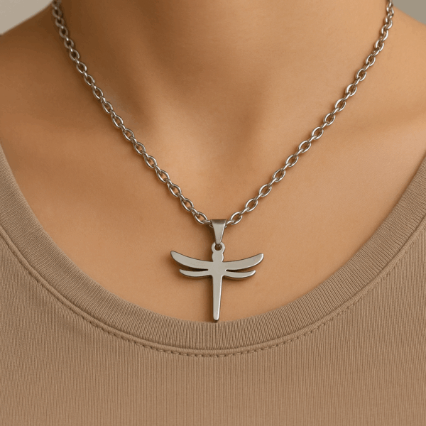 Set collar y aretes libelula - Image 3
